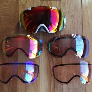 Smith I/OS Goggle with 4 Extra Lenses